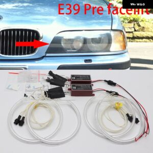 BMW CCFL エンジェルアイズ キット ウォームホワイトリング 5シリーズ E39 520I 525I 530I 540I 545I 550I M5 1997-2003 - E39 Pre-Facelift