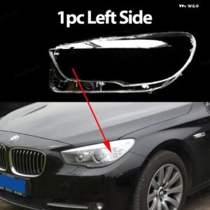 BMW ヘッドライト レンズ カバー クリア ヘッドライト ランプシェルレンズ 光 5シリーズ GT 5GT F07 2010-2016 ランプカバー - 1pc Left Side