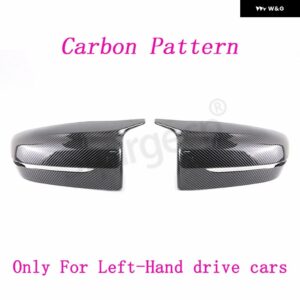 BMW 4 5 7 8シリーズ G14 G15 G16 G22 G23 G24 G30 G38 交換用カーボンルック ミラー カバー リアビュータイプ - Carbon Pattern-2pcs