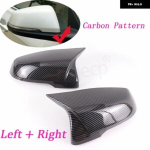 BMW 2個 サイド ウイング バック ミラー カバー キャップ X1 F48 X2 F39 Z4 G29 2GT F45 F46 F52 F40 トヨタ スープラ - Carbon　Pattern-2pcs