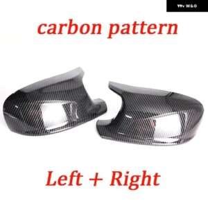BMW カーボンリアビュードア ウイング サイド ミラー カバー キャップシェルケース X3 F25 X1 E84 PRE-LCI 2010-13 ケース - 1 pair Carbon look