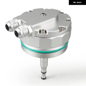 BMW オイル フィルター キャップ M52 M54 用 オイルクーラー E36 E46 E39 E60 E61 X3 X5 Z3 Z4 交換用 11421744000 11421741000 - Silver