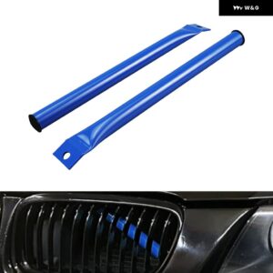 BMW キドニーストラットグリル スポーツグリル ラジエーター ストラットキドニーストリップ 3シリーズ E90 E91 E92 E93 - Blue