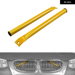 BMW キドニーストラットグリル スポーツグリル ラジエーター ストラットキドニーストリップ 3シリーズ E90 E91 E92 E93 - Yellow