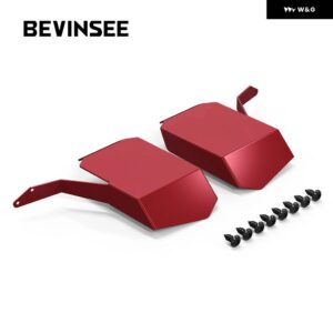BMW エアインテークスクープ E60 E61 520I 525I 530I 535I 520D 525D 530D 535D M5 2004-2009 - Red