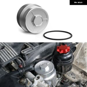 BMW オイル フィルター 蓋キャップ E60 E39 E46 E61 X3 E83 X5 E53 Z3 Z4 M54 M52 323I 325I 328I 330I 525I 528I 530I - sliver