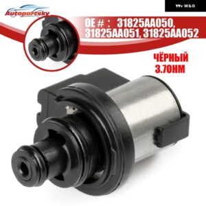 スバル 31825AA050 31825AA051 31825AA052 トルクコンバータロックアップ ソレノイド 3.7Ω 12.2Ω-13.2Ω - Black 3.7ohm