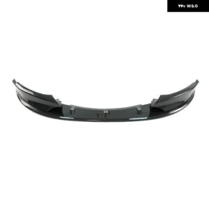 BMW 1シリーズ E82 M スポーツ 2007-2013 フロント バンパー リップスプリッター ディフューザー スポイラー プロテクター カーボンスタイル - Carbon　Fiber　Look