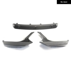 BMW M2 F87 M2 ビレット 2016-2020 3個 フロント バンパー リップ スポイラー ディフューザー スプリッターカーボンスタイル アクセサリー - Carbon　fiber　style