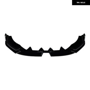 BMW 2個 I5 M スポーツ G60 G61 2024 + フロント バンパー リップ スポイラー スプリッター M パフォーマンス MP スタイル フロント バンパー - Glossy　Black
