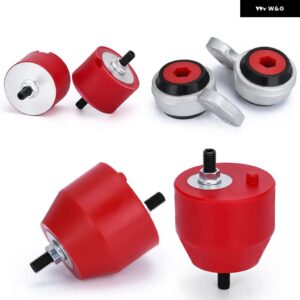 BMW トランス ミッション マウント エンジン 取付 OEM 交換 + フロント コントロール アームブッシュ E36 E46 31126757623 22116779970 - Red