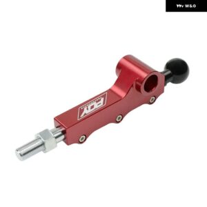 スバル 2008-2014 WRX レガシィ アウトバック レガシィ フォレスター 用 ダブル短 フォーカス シフター カスタム 可能な 3 つ - Red PQY logo