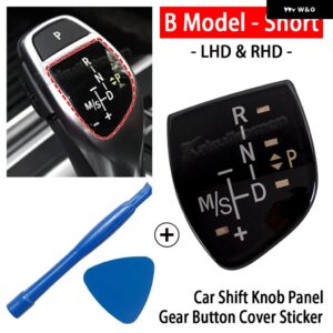 BMW オート シフト レバー カバー M スポーツ F30 F10 3 4 5 6 7シリーズ ギアノブ ギア シフト ノブギアレバー ノブギアスティック - b-cover