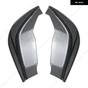 BMW リアサイドスプリッター スポイラー ディフューザー トリム バンパー 外装 カーアクセサリー 1シリーズ F40 M-PACK M135I 2019-2024 - Carbon　Look