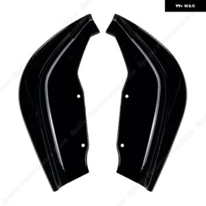 BMW リアサイドスプリッター スポイラー ディフューザー トリム バンパー 外装 カーアクセサリー 1シリーズ F40 M-PACK M135I 2019-2024 - Gloss　Black