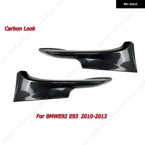BMW 3シリーズ E92 E93 M-TECH フロント バンパー スプリッターリップ スポイラー 2006-2009 2010-2013 スプリッター 外装 チューニンググロスブラック - E92 E93 2010 2013