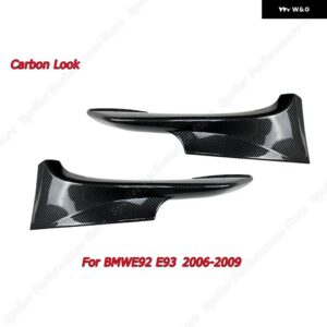 BMW 3シリーズ E92 E93 M-TECH フロント バンパー スプリッターリップ スポイラー 2006-2009 2010-2013 スプリッター 外装 チューニンググロスブラック - E92 E93 2006-20092