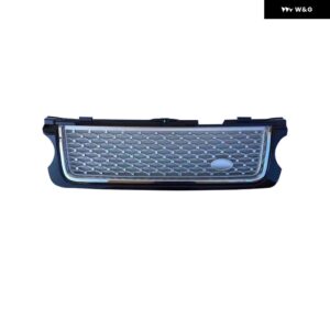 ランドローバー レンジローバー ラジエーター グリル レンジローバー ヴォーグ L322 2010 2011 2012 オートカバー フロント レー - black and sliver