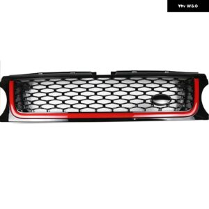 ランドローバー レンジローバー 用にフロントグリル レンジローバー スポーツ 2010-13 フロントグリル メッシュグリル カバー バンパー グリ - H