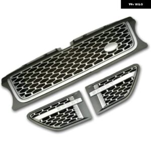 ランドローバー レンジローバー 用にフロントグリル レンジローバー スポーツ 2010-13 フロントグリル メッシュグリル カバー バンパー グリ - a