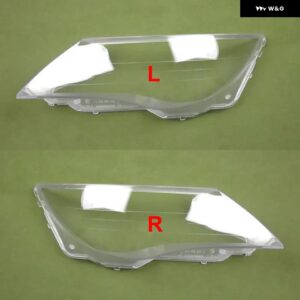 BMW 6シリーズ E63 E64 38169 クリア ヘッドライト シェード カバー ケース ヘッドランプ シェルレンズ プレキシガラス - 2PCS Left and Right