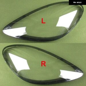 ポルシェ 718 982 2016-21 ヘッドライト シェル クリアマスク ヘッドランプ カバー レンズ プレキシガラス - 2PCS Left and Right