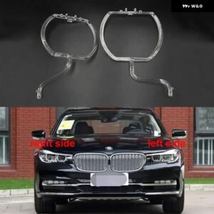 BMW 7シリーズ G11 G12 2016 2017 2018 ハロゲン DRL デイタイム ランニングライト ガイドプレート交換 ヘッドライト エンジェルアイズ チューブ - Color