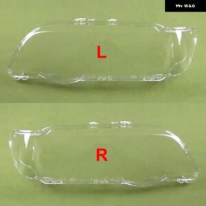 BMW X5 E53 36586 ヘッドランプ カバー クリア ヘッドライト シェルレンズ プレキシガラス交換 - 2PCS Left and Right