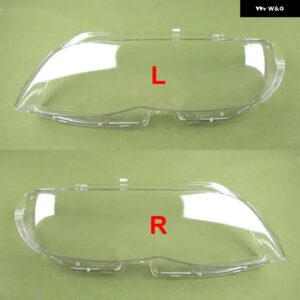 BMW X5 E53 38169 フロント ヘッドランプ カバー クリア ヘッドライト シェルプレキシガラス交換 - 2PCS Left and Right