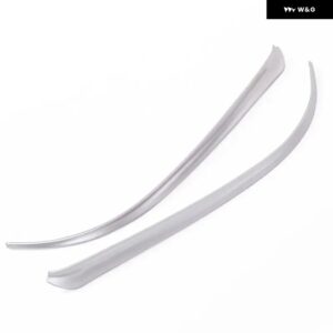 BMW X1 F48 X2 F47 2016-22 ABS カーボンサイドバック ミラー ストリップ トリム カーアクセサリー - Silver