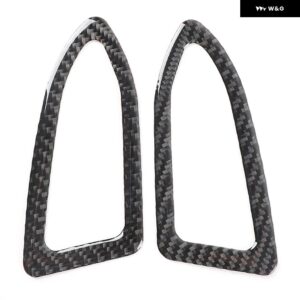 スバル WRX/WRX STI 2022-2023 ソフトカーボン ダッシュボード エア アウトレット フレーム カバー トリム ステッカー カ - Carbon Fiber2