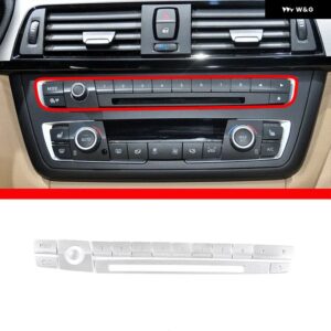 BMW 3シリーズ F30 F31 F34 2013-2019 中央 制御 空調 ショートカットデジタル ボタン カバー トリム ステッカー - Style B