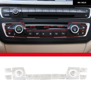 BMW 3シリーズ F30 F31 F34 2013-2019 中央 制御 空調 ショートカットデジタル ボタン カバー トリム ステッカー - Style C