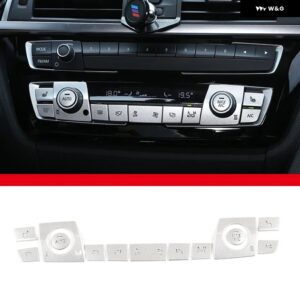 BMW 3シリーズ F30 F31 F34 2013-2019 中央 制御 空調 ショートカットデジタル ボタン カバー トリム ステッカー - Style D