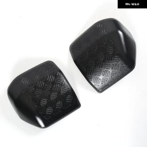 ランドローバー ディフェンダー 90 110 130 2020-2024 ABS 高輝度黒サイドバック ミラー カバー 装飾 カーアクセサリー - bright black