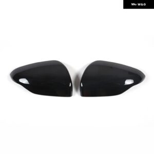スバル WRX 2021-24 ABS カーボンサイドドア ミラー カバー トリム カバー ステッカー カーアクセサリー - black