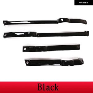 ランドローバー ディスカバリー 3 LR3 2004-2009 カー スタイリング ABS /ブラックドア 装飾 ストリップ トリム ステッカー カーアクセサリー - black
