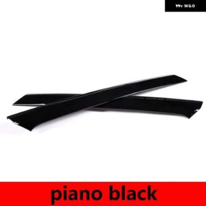 ランドローバー ディスカバリー 4 LR4 2010-1016 ABS マットブラック フロントガラス ガラス A ピラー トリム カバー ステッカー カーアクセサリー - Piano Black