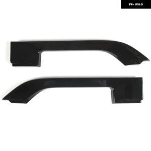ジャガー F タイプ 2013-2023 サイドフェンダーカバー トリム フレーム 装飾 ステッカー ABS カーアクセサリー - black