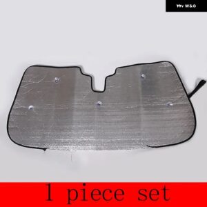ジャガー F-TYPE 2013-2022 アルミ箔 フロントガラス 全窓ガラス日焼け止めパラソルカーアクセサリー - 1 pcs