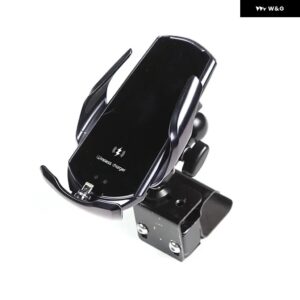 ジャガー F-TYPE 2013 + 合金 /ABS 中央 制御 アームレスト GPS ワイヤレス充電携帯電話ホルダー カーアクセサリー - Style E