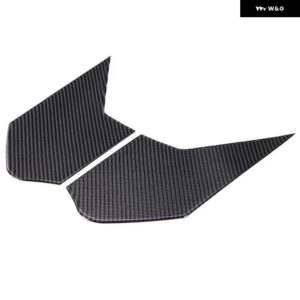 スバル クロストレック 2024 ソフトカーボンフロントドア アームレスト サイド パネル カバー トリム ステッカー カーアクセサリー - Carbon Fiber2