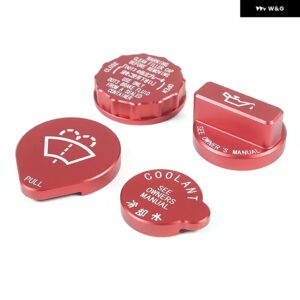 スバル WRX 2021-24 合金 赤 エンジン オイルカバー トリム カーアクセサリー - red