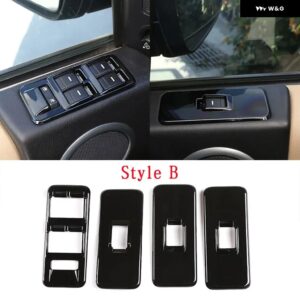 ランドローバー ディスカバリー 3 LR3 2004-2009 カー スタイリング ABS ブラック内装 パネル ステッカー カーアクセサリー - 6