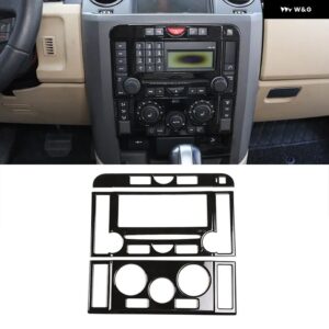 ランドローバー ディスカバリー 3 LR3 2004-2009 カー スタイリング ABS ブラック内装 パネル ステッカー カーアクセサリー - 11