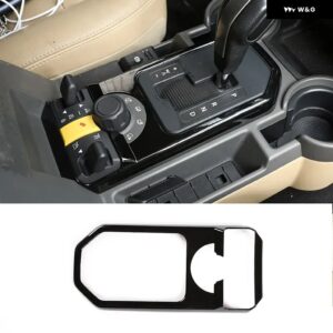 ランドローバー ディスカバリー 3 LR3 2004-2009 カー スタイリング ABS ブラック内装 パネル ステッカー カーアクセサリー - 1
