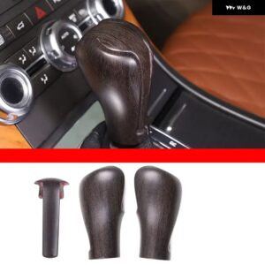 ランドローバー レンジローバー ヴォーグ L322 スポーツ L320 2005-13 ABS カーボン ギア シフト ヘッドカバー トリム ステッカー カーアクセサリー - Oak Wood Grain