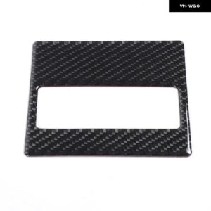 スバル フォレスター 2013-2018 ソフトカーボン抵抗スイッチ パネル カバー トリム ステッカー カーアクセサリー - carbon fiber
