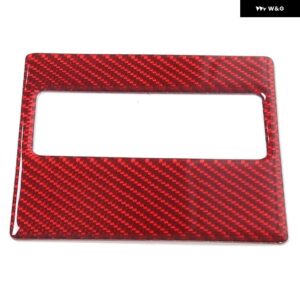 スバル フォレスター 2013-2018 ソフトカーボン抵抗スイッチ パネル カバー トリム ステッカー カーアクセサリー - Carbon Fiber2