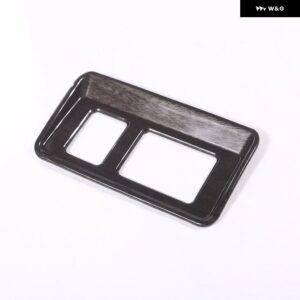 ランドローバー ディスカバリースポーツ 2015-2019 ABS 車屋内テールドアスイッチフレーム カバー トリム ステッカー カーアクセサリー - Style B Black wood